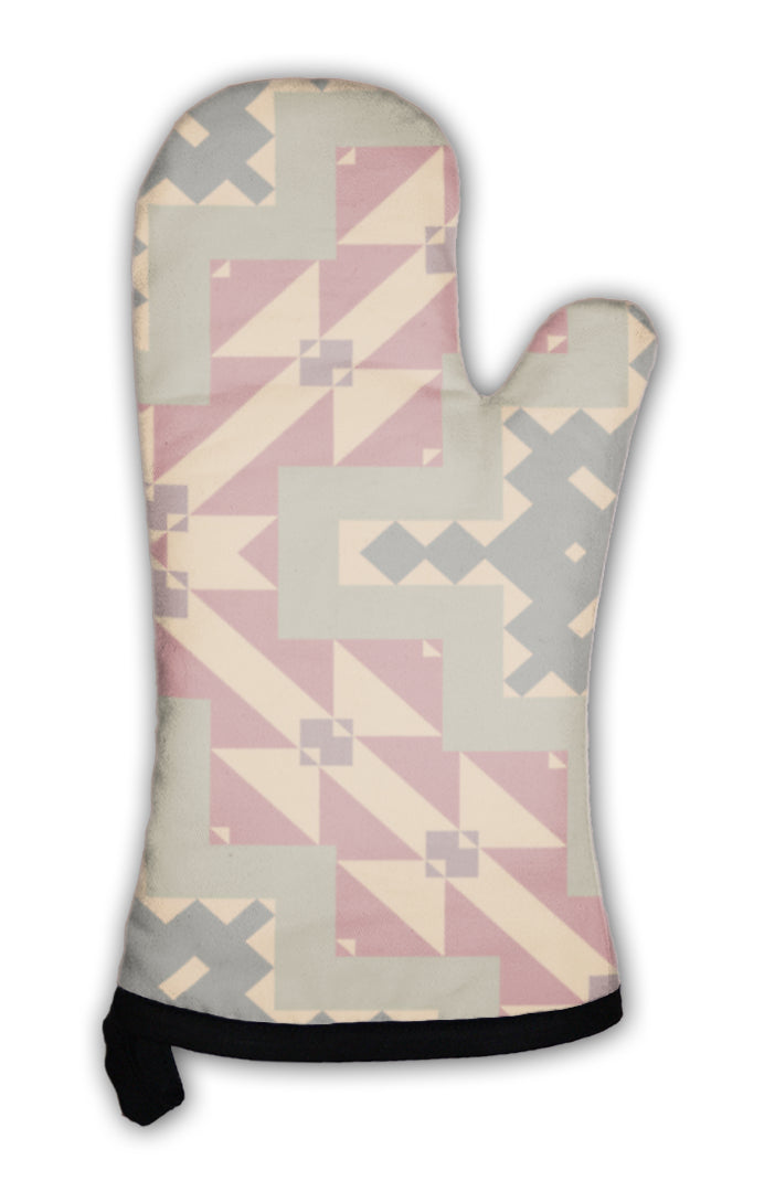 Oven Mitt, Colorful Aztec Pattern