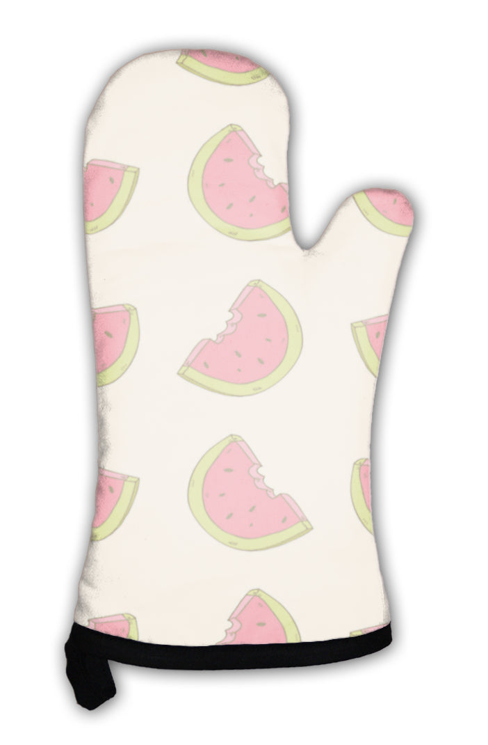 Oven Mitt, Cute Pattern With Watermelon