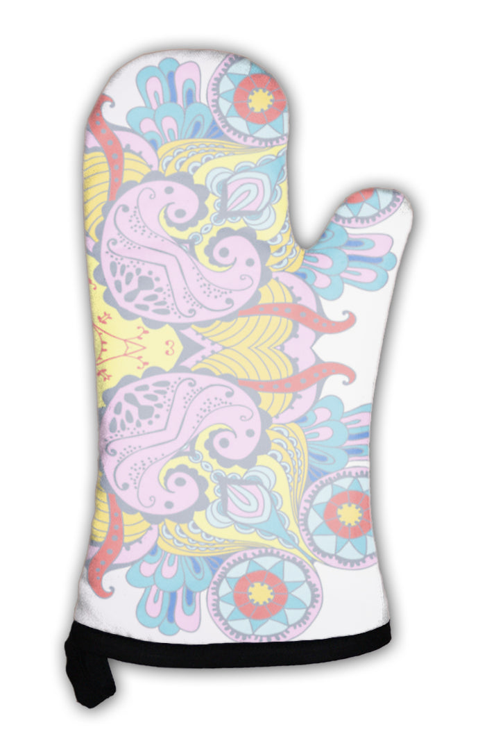 Oven Mitt, Psychedelic Hand Drawn Ornament