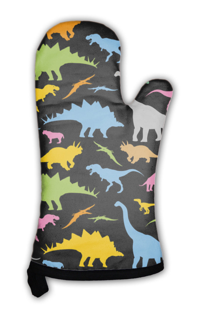 Oven Mitt, Dinosaur Pattern