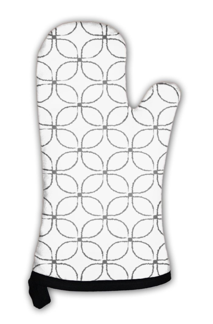 Oven Mitt, Tiled Pattern