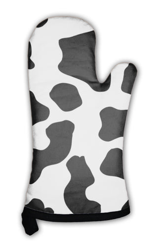 Oven Mitt, Cow Pattern