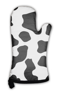 Oven Mitt, Cow Pattern