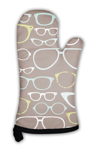 Oven Mitt, Retro Spectacles