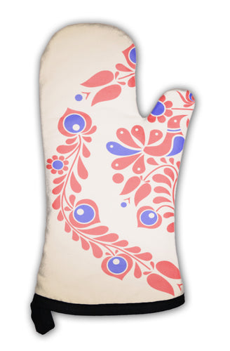 Oven Mitt, Hungarian Folk Motives