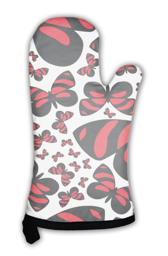 Oven Mitt, Butterfly Pattern