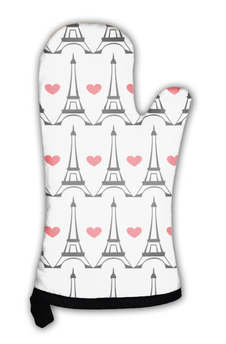 Oven Mitt, Paris Pattern