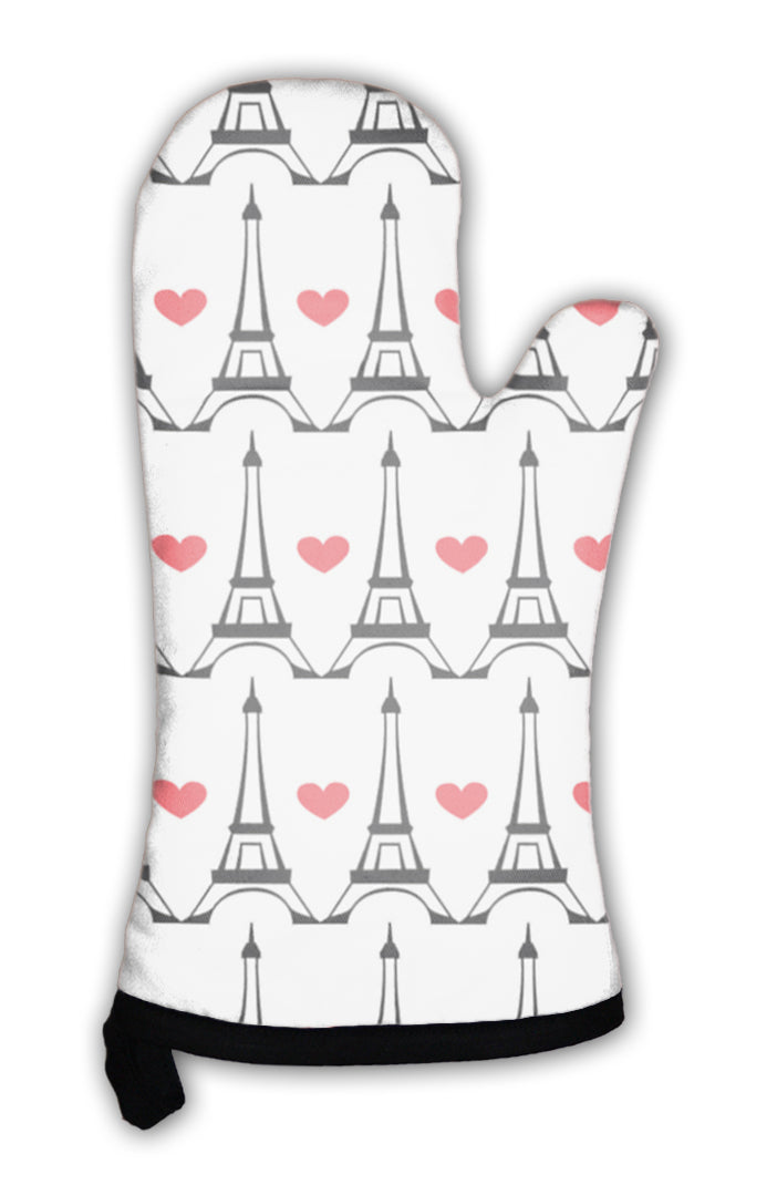 Oven Mitt, Paris Pattern
