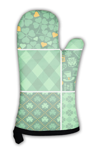 Oven Mitt, Set Of St Patricks Day Patterns