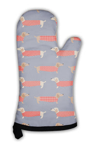 Oven Mitt, Dachshund Dogs Pattern