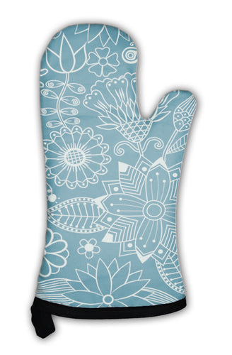 Oven Mitt, Floral