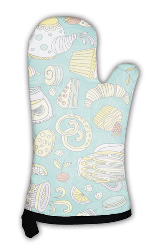 Oven Mitt, Dessert Pattern