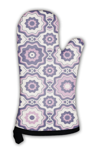 Oven Mitt, Geometric Pattern