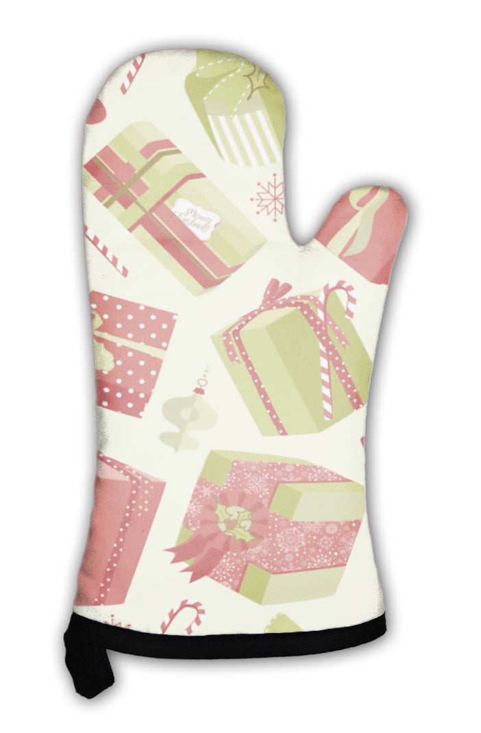 Oven Mitt, Retro Christmas Gift