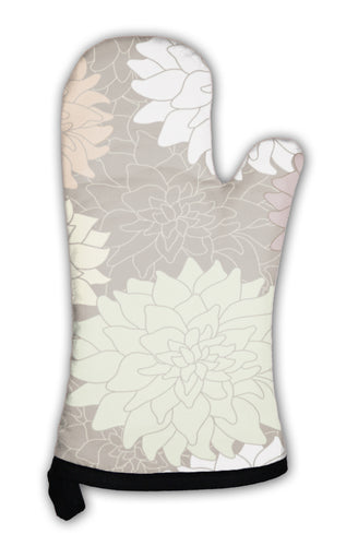 Oven Mitt, Floral Pattern