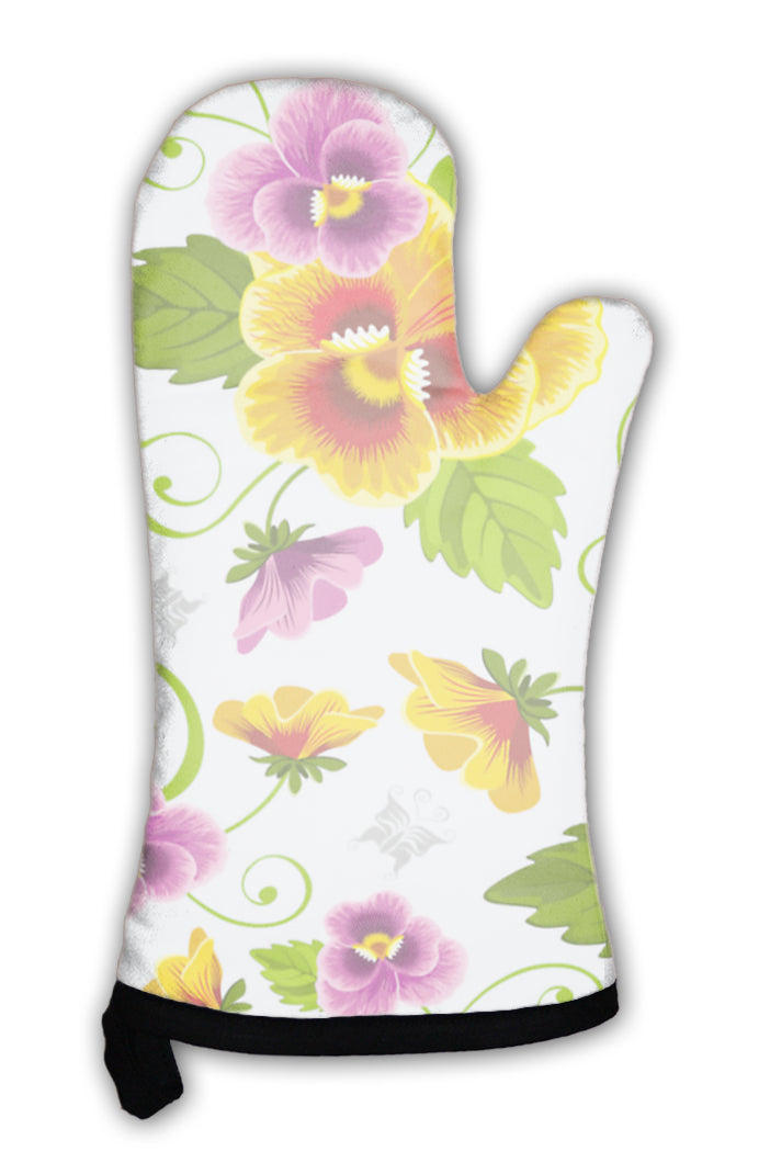 Oven Mitt, Pansy