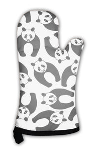 Oven Mitt, Panda Pattern