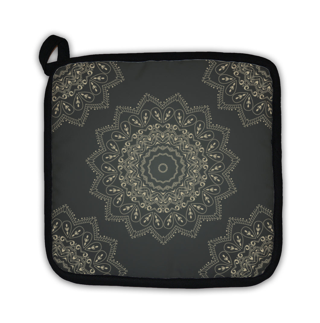Potholder, Oriental Pattern Abstract Wallpaper And Backgro