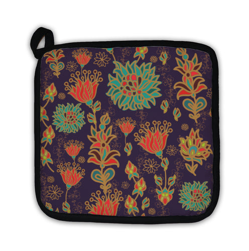 Potholder, Floral Pattern