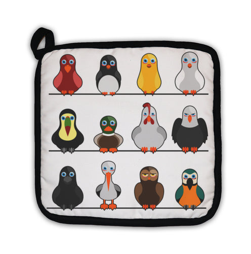 Potholder, Cute Birds