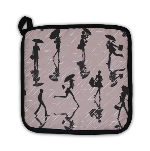 Potholder, In The Rain