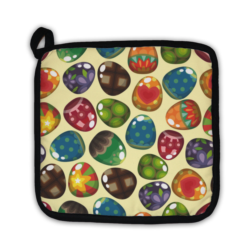Potholder, Easter Egg Pattern