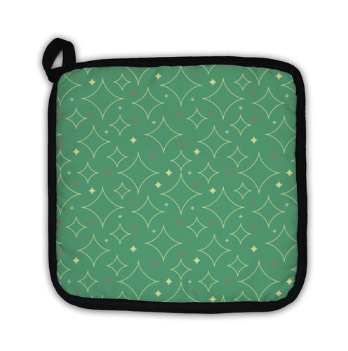 Potholder, 1950s Stars Pattern