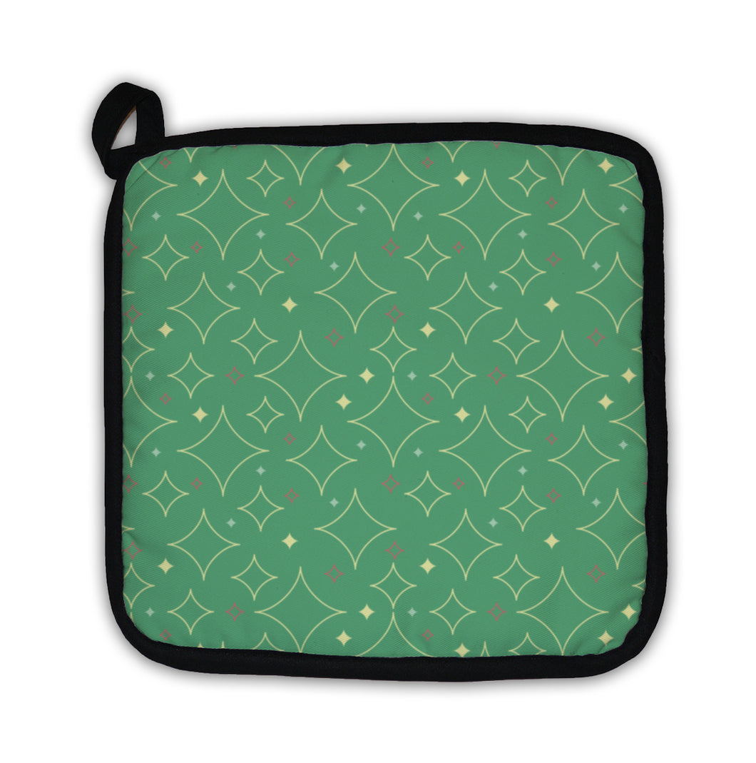 Potholder, 1950s Stars Pattern