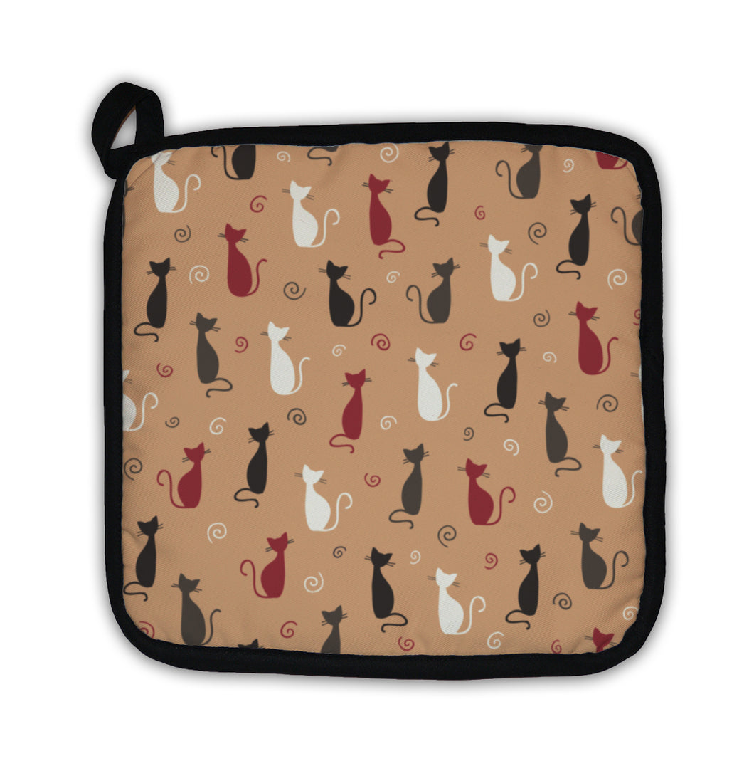 Potholder, Cats Pattern