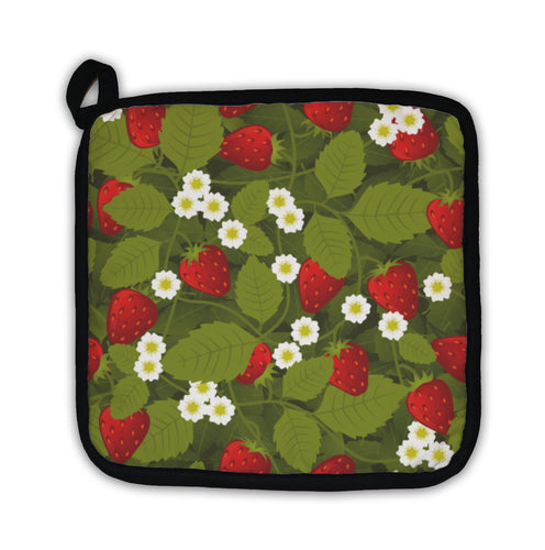 Potholder, Strawberry Pattern