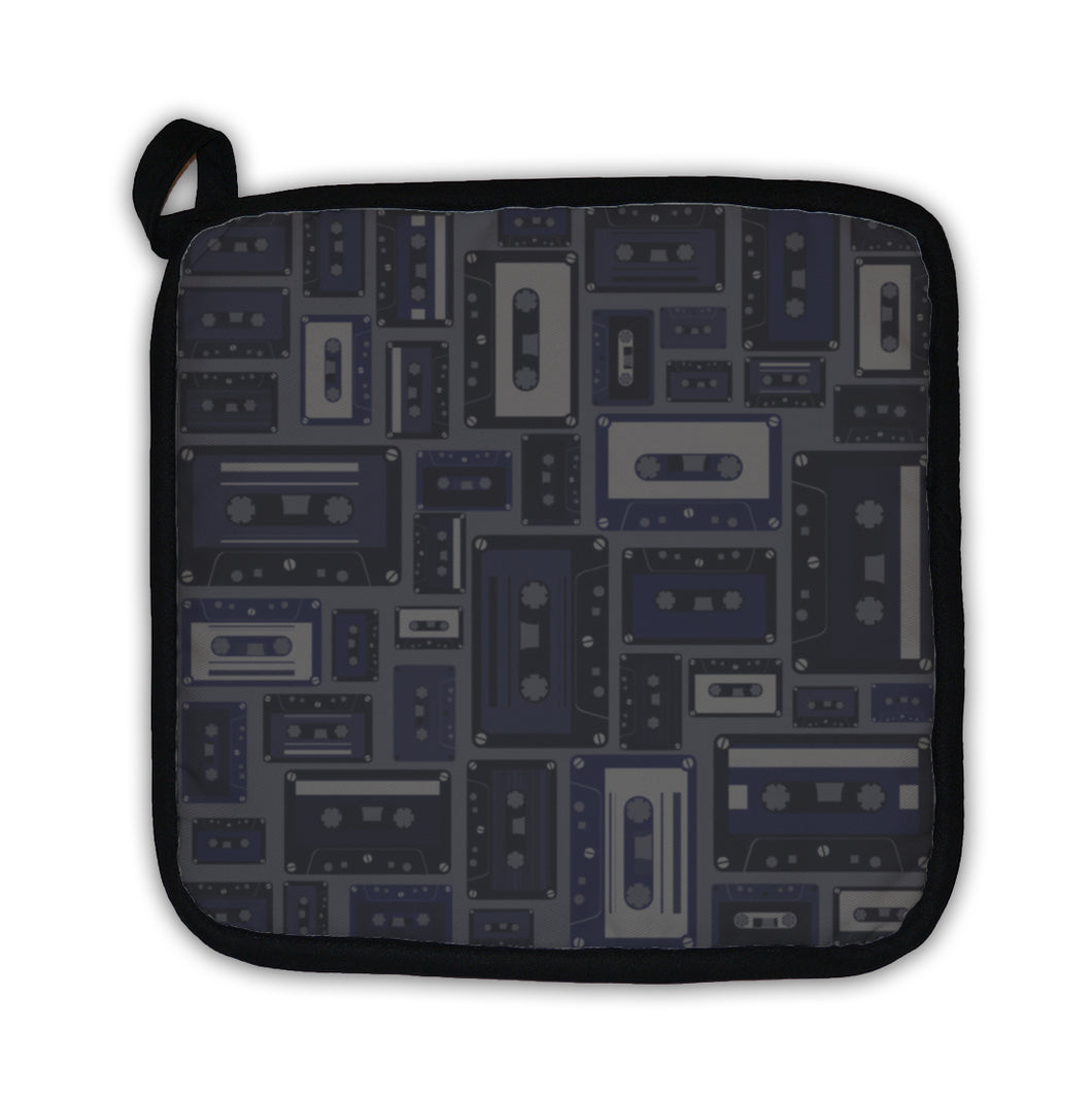 Potholder, Cassette Tape Pattern