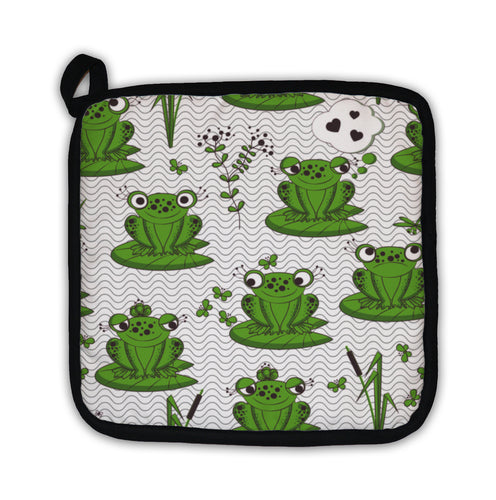 Potholder, Pattern Frogs