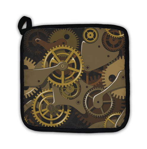 Potholder, Gears In The Style Of Steam Punk