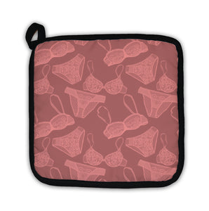 Potholder, Hand Drawn Sexy Lingerie Set