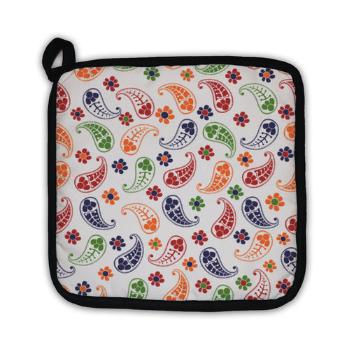 Potholder, Paisley Pattern