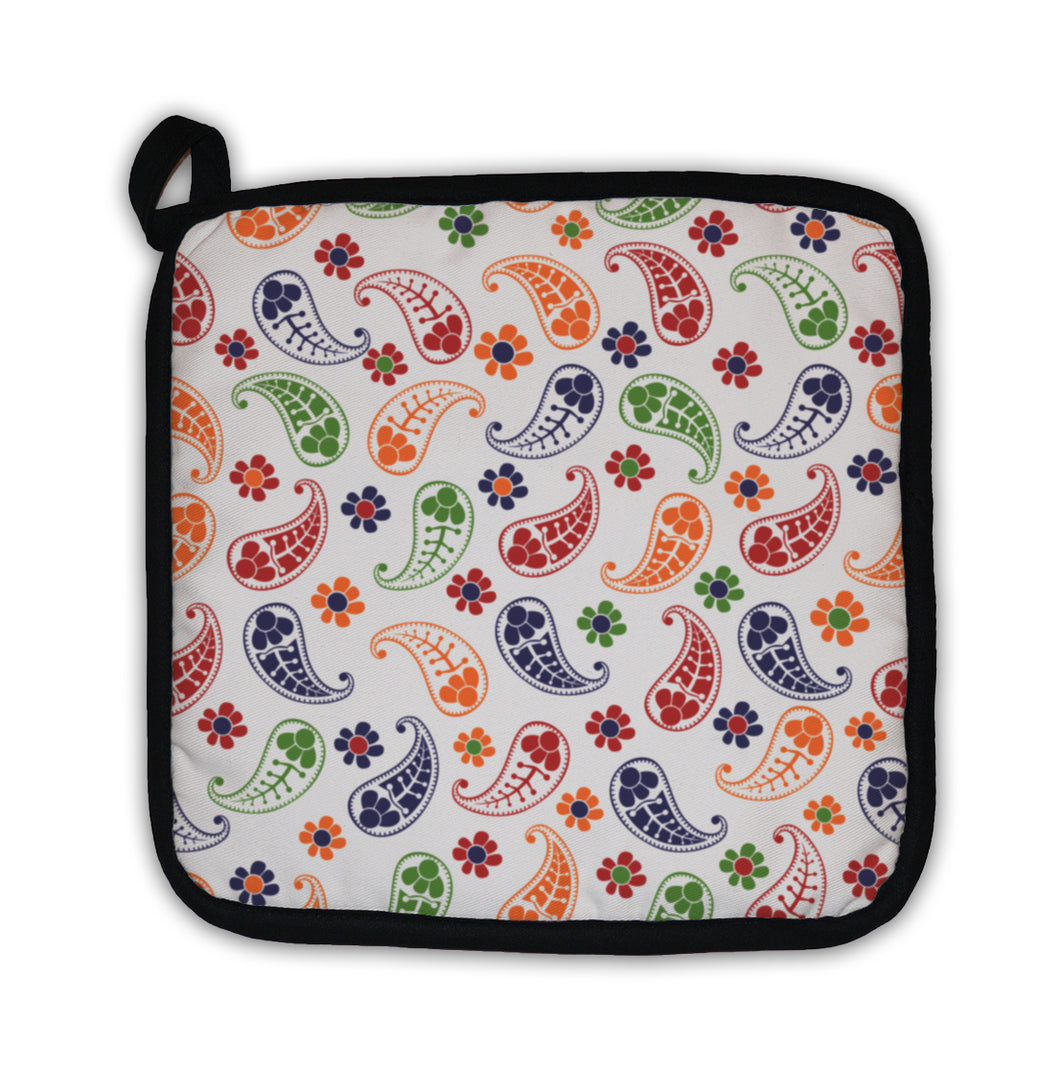 Potholder, Paisley Pattern