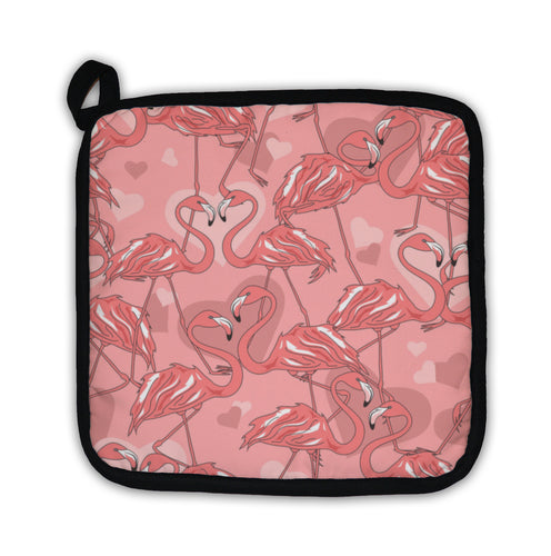 Potholder, Pattern Of Flamingos