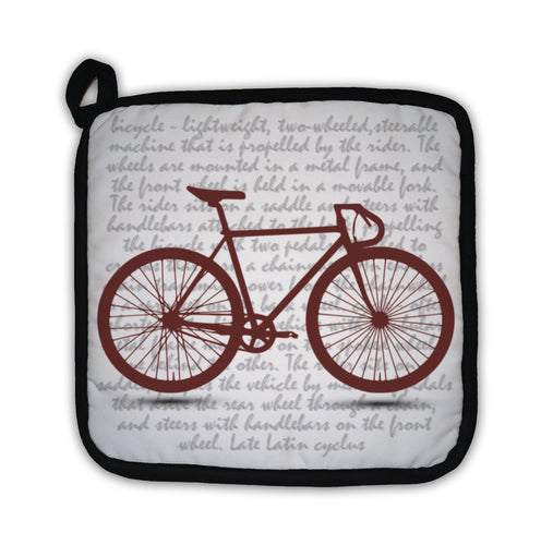 Potholder, Vintage Retro Bicycle