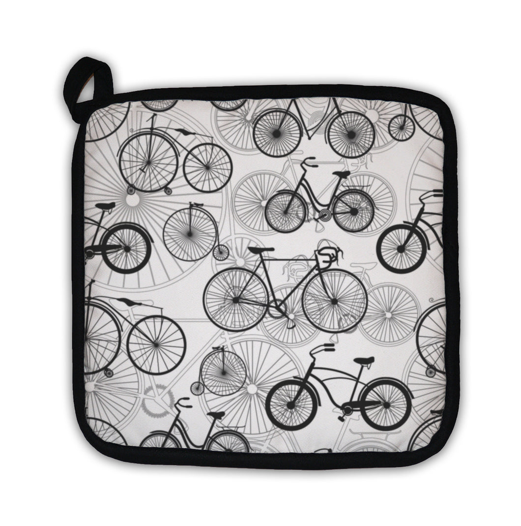 Potholder, Bicycle Pattern