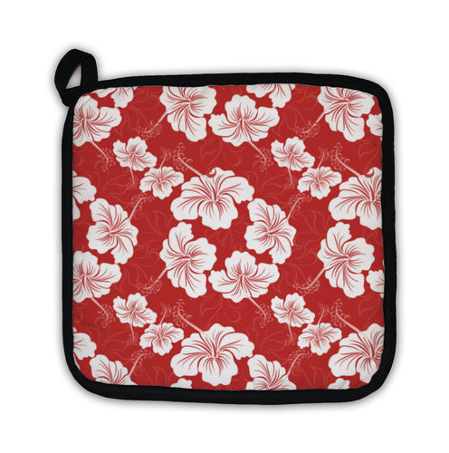 Potholder, With Hibiscus Flower Hawaiian Patterns