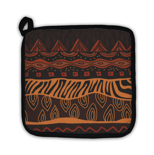 Potholder, With Ethnic Ornament