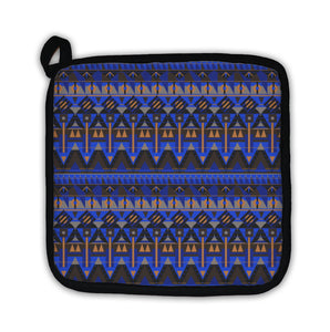 Potholder, Geometric Pattern In Aztec Style