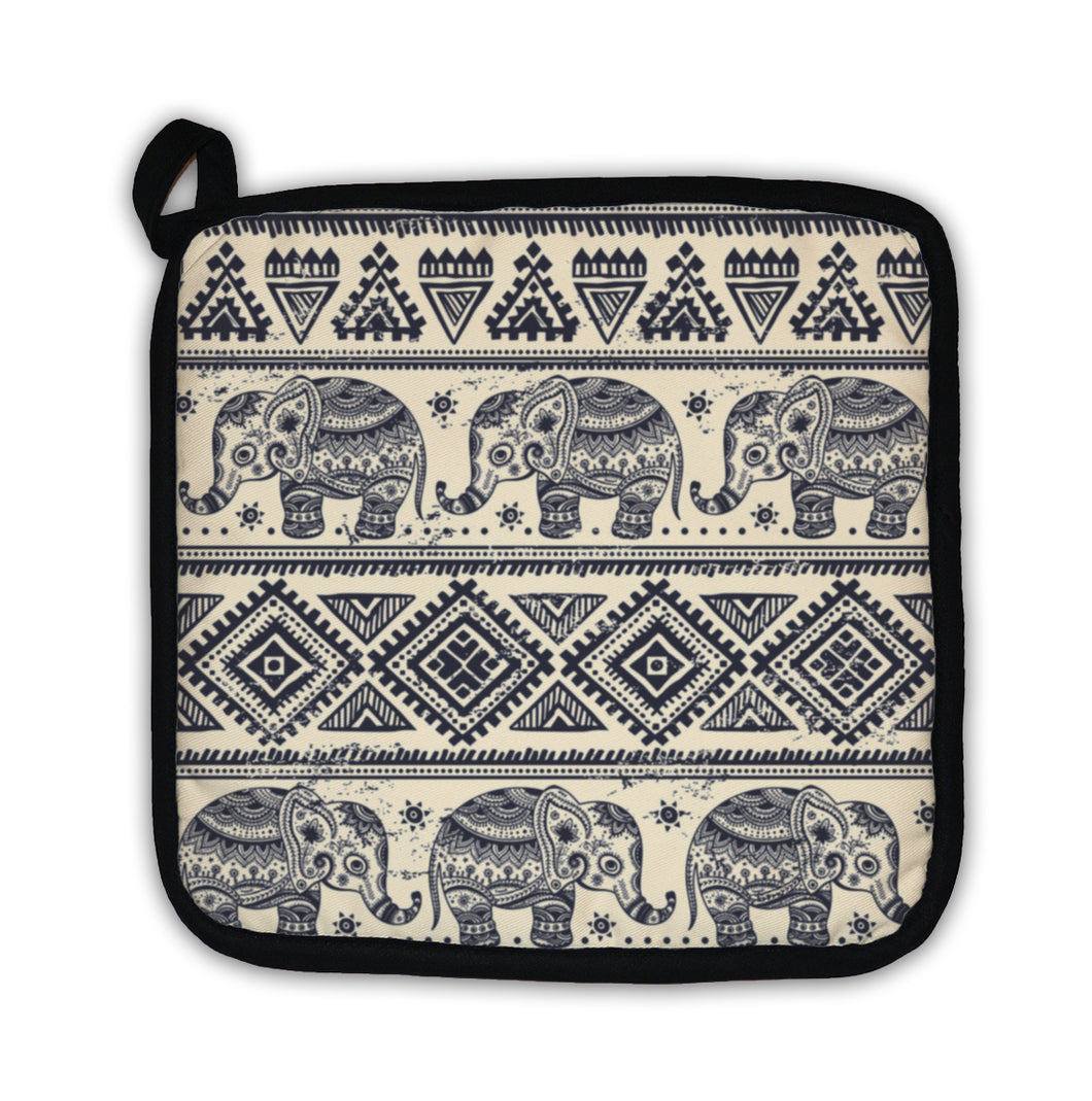 Potholder, Ethnic Elephant