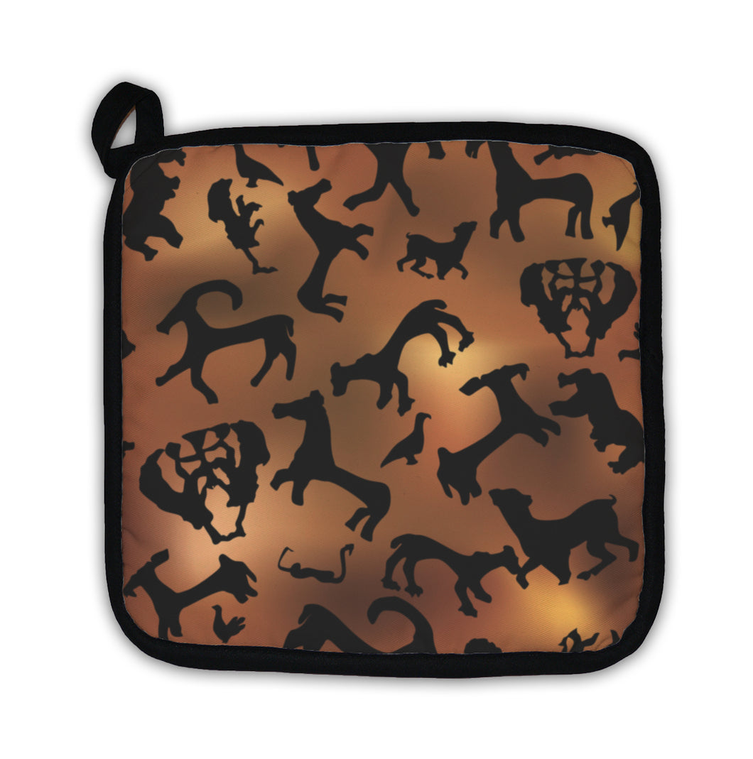 Potholder, Cave Painting Animals