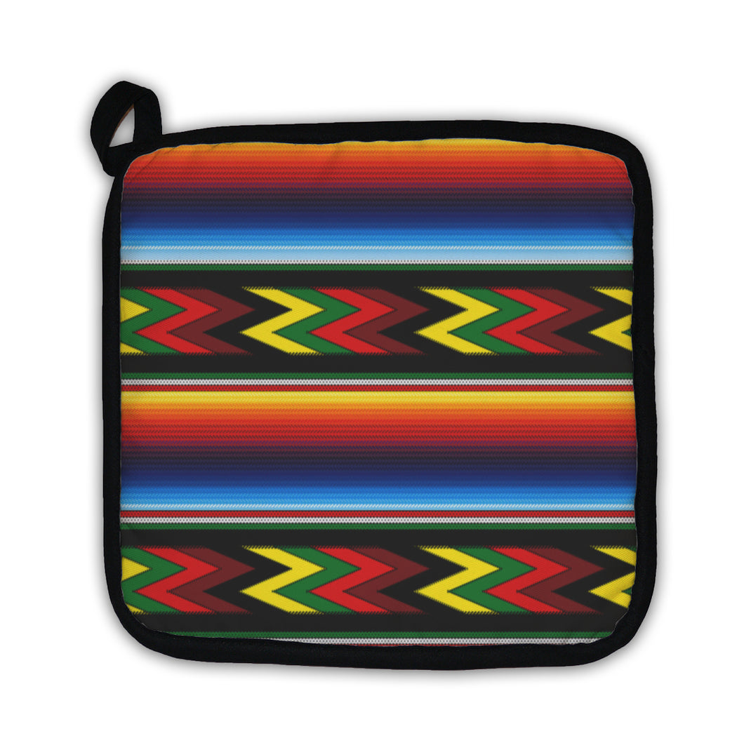 Potholder, Mexican Colorful Pattern