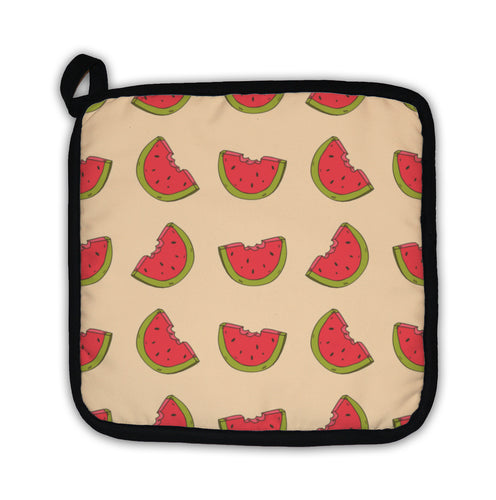 Potholder, Cute Pattern With Watermelon
