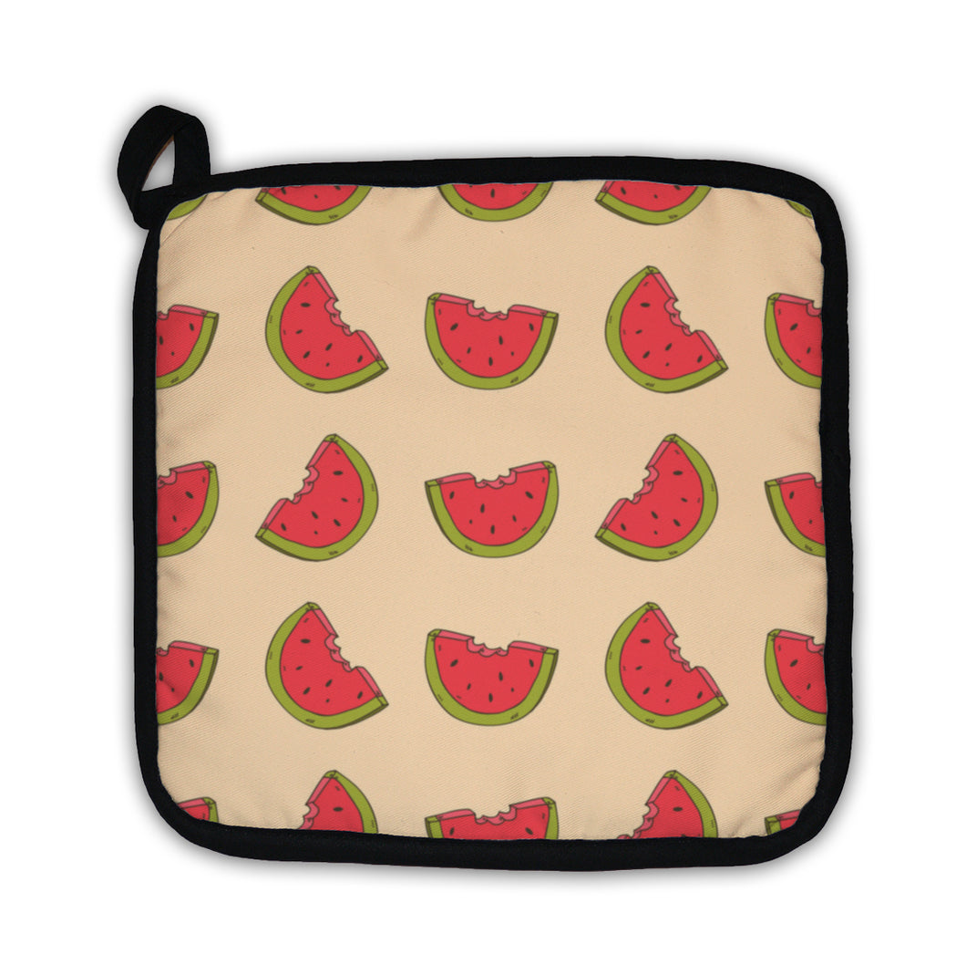 Potholder, Cute Pattern With Watermelon