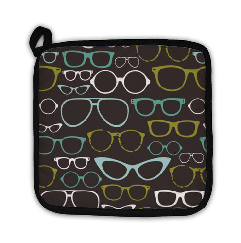 Potholder, Retro Spectacles