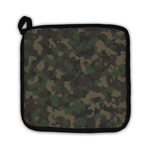 Potholder, Woodland Camo Pattern