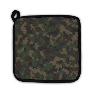 Potholder, Woodland Camo Pattern